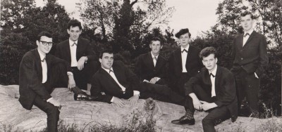 The Chancellors Showband (Frankie Smith, Tommy Leddy, Mickey Rooney, Harry O'Reilly (author), Tony Cassidy, Paddy Toner, Ernie McCarthy)